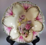 R S Prussia Floral Bowl