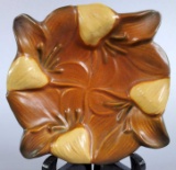 Roseville Brown Zephyr Lily Ashtray #29