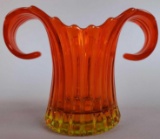 Fostoria Heirloom Bittersweet Orange Vase