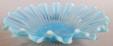 Fostoria Heirloom Blue Opalescent Round Bowl