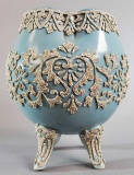 Nippon Moriage Footed Rose Bowl