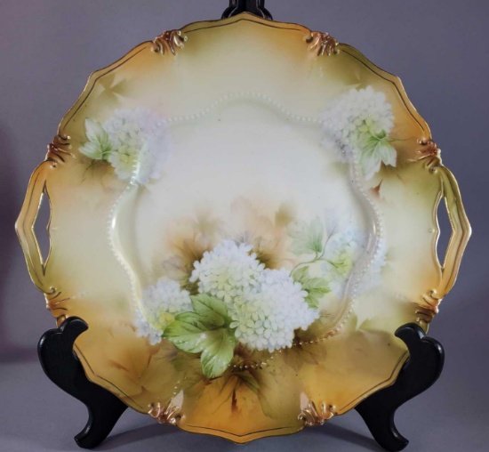 R S Prussia Handled Platter