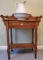 Pine Wash Stand with Ironstone Pitcher and Bowl (LPO)