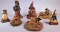 (7) Duncan Clark Gnome Figures