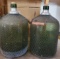 (2) Wire Mesh Covered Glass Bottles (LPO)