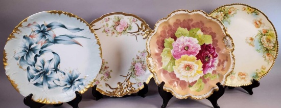 (4) Large Decorative Plates