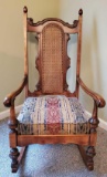 Wicker Back Rocking Chair (LPO)