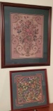 (2) Framed Floral Prints (LPO)