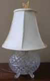 Glass Parlor Lamp with Butterfly Finial (LPO)