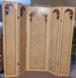 Hand Painted 5-Section Room Divider (LPO)