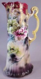 Nippon Hand Painted Floral Tankard