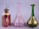 Decanter, Pitcher and Vase - 3 pieces
