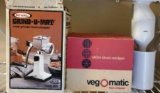 Grind-O-Mat, Vegomatic, and Braun Hand Blender (LPO)