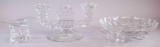 (3) Fostoria American Glass Pieces