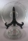 Fostoria Large Cake Plate with (4) Dessert Plates (LPO)