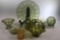 Assorted Colored Glassware - (8) pieces
