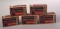 (5) Vintage Boxes Winchester 22 Long Rifle Five Star Cartridges