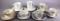 (7) Assorted Demitasse Cups and Saucers