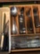 Set of Stainless Steel Flatware with Steak Knives