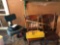 (2) Pair of Wood Chairs, (1) Metal Work Stool with (2) Ship Model Kits (LPO)