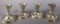 (2) Pair Sterling Candleholders