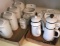 Partial Canister Set and (4) French Drip Coffee Makers with Scoop (LPO)