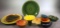 Assorted Vegetable Themed Bowls