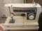 Singer Tabletop Sewing Machine with Large Lot of Sewing Supplies (LPO)