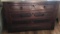Marble-top 3-Drawer Chest with Burled Wood Detailing and Original Pulls (LPO)