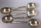 (5) Sterling Silver Soup Spoons