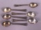(6) Demitasse Spoons - Silverplate