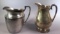 (2) Silver Plate Pitchers