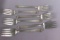 (6) Sterling Silver Salad Forks