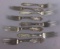 (8) Sterling Silver Forks