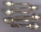 (6) Sterling Silver Soup Spoons