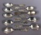 (9) Sterling Silver Teaspoons