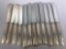 (12) Sterling Silver Handled Blunt Blade Dinner Knives