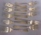 (10) Sterling Silver Salad Forks