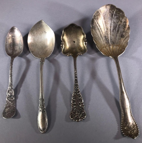 (4) Sterling Silver Spoons