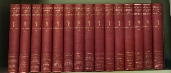 Beacon Lights of History Book Set - Volumes 1-15 (1915) (LPO)