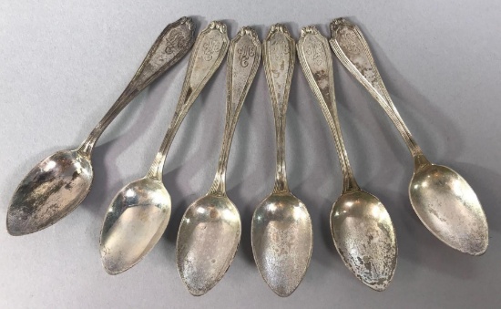 (6) Sterling Demitasse Spoons