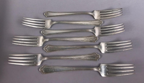 (7) Sterling Dinner Forks