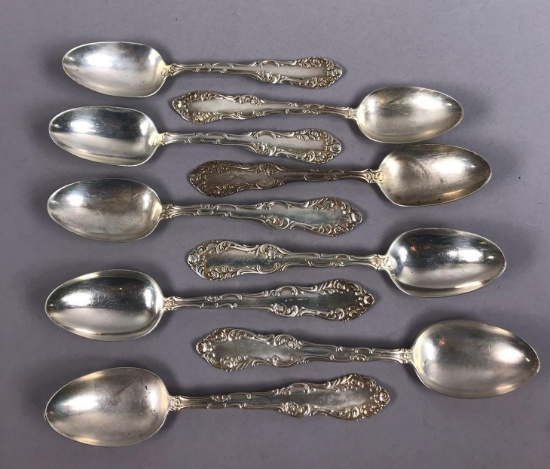 (9) Sterling Silver Teaspoons
