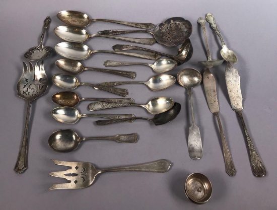 Assorted Sterling Silver Serving Pieces - 23 pieces