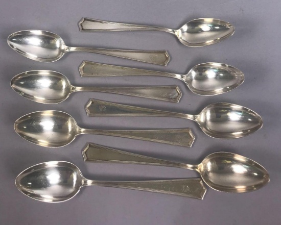 (8) Sterling Silver Teaspoons