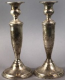 Pair Sterling Candlesticks