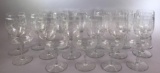 Etched Crystal Goblets - (17) pieces (LPO)