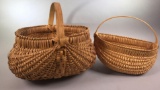 (2) Split Oak Baskets