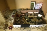 Lot of Costume Jewelry with Ladies Watches and more