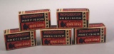 (5) Vintage Boxes Winchester 22 Long Rifle Five Star Cartridges